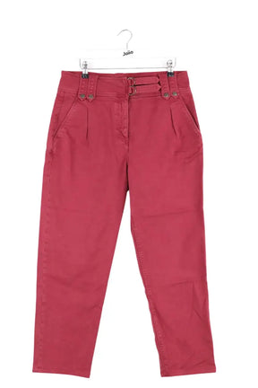 Jean large Sézane Rose en Coton, taille XL - Seconde Main