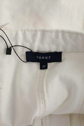 Jean large Soeur Blanc en Coton
