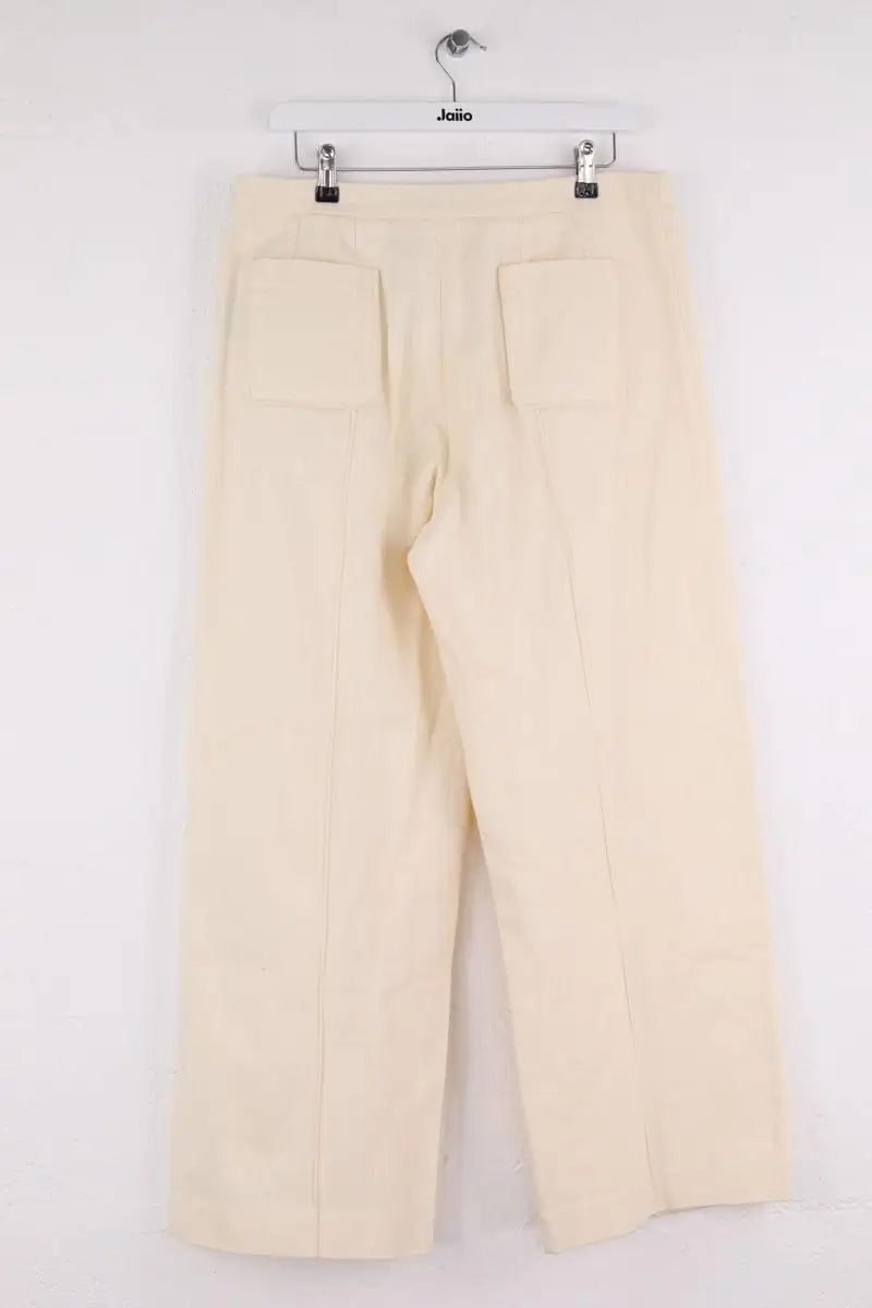 Jean large Soeur Ecru en Coton
