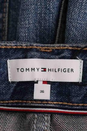 Jean large Tommy Hilfiger Bleu en Coton