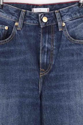 Jean large Tommy Hilfiger Bleu en Coton