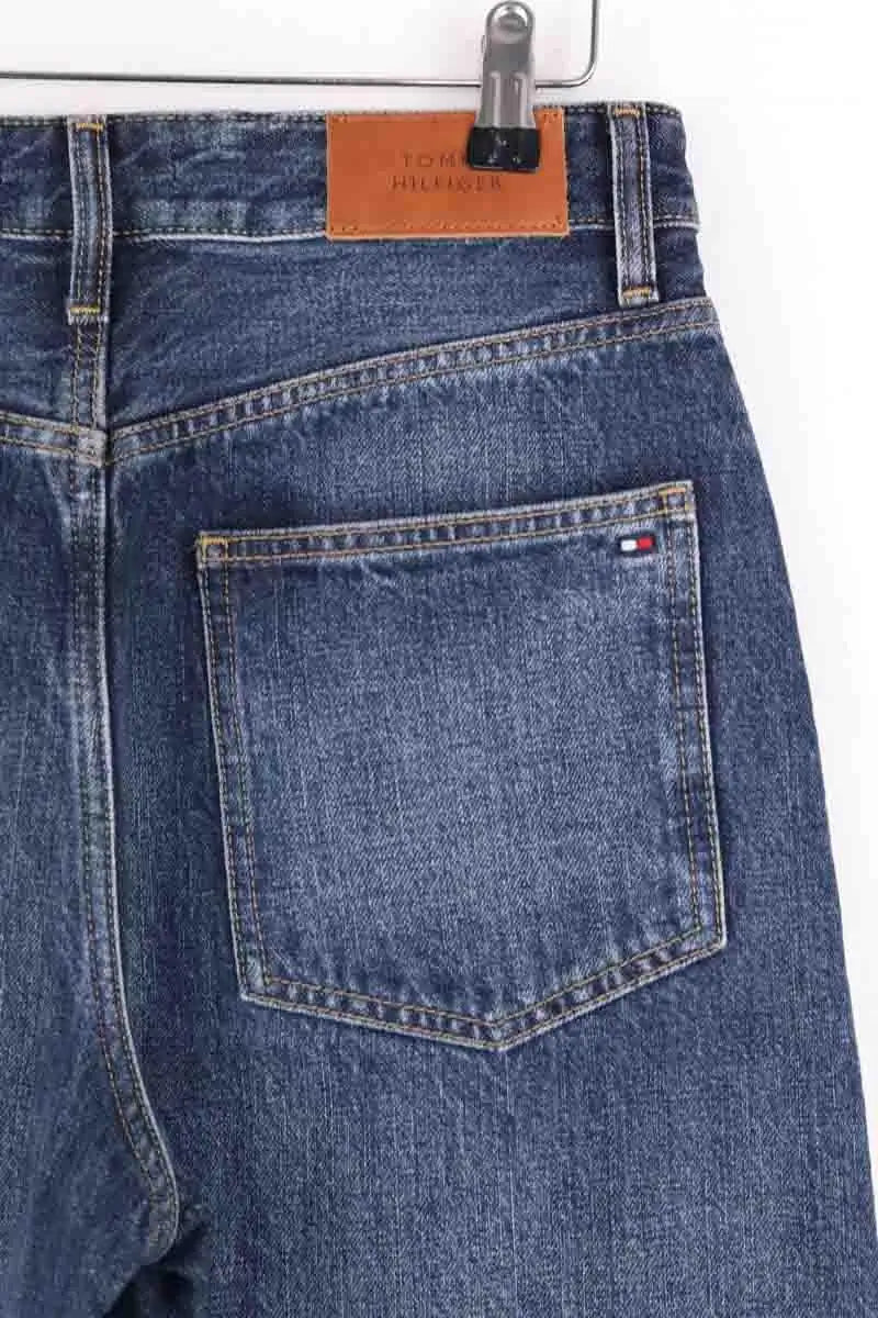 Jean large Tommy Hilfiger Bleu en Coton