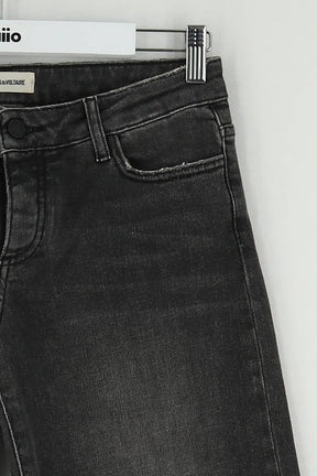 Jean large Zadig & Voltaire Noir en Coton