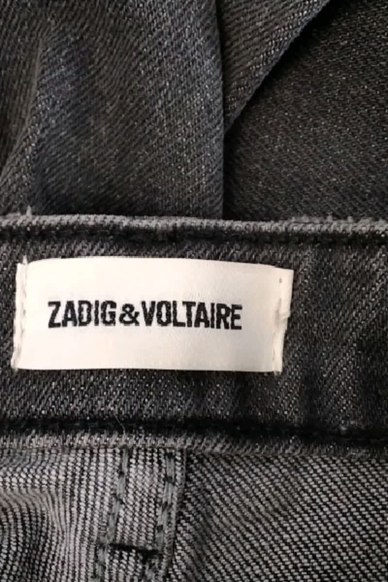 Jean large Zadig & Voltaire Noir en Coton