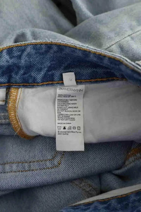 Jean large Zimmermann Bleu en Coton