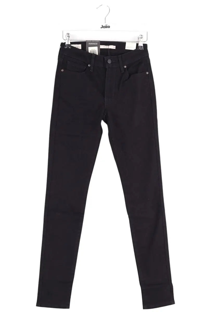 Jean Levi's 711 Skinny Noir en Coton, taille S - Seconde Main