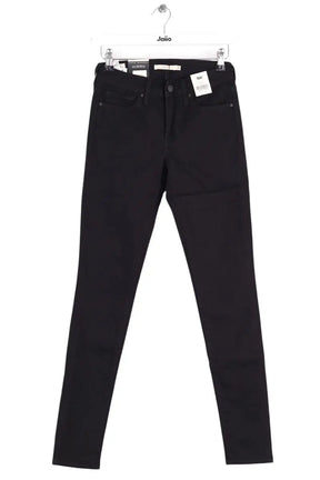 Jean Levi's 711 Skinny Noir en Coton, taille S - Seconde Main