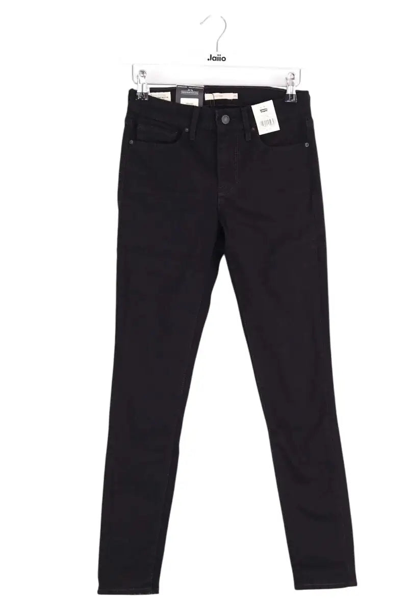 Jean Levi's 711 Skinny Noir en Coton, taille S - Seconde Main