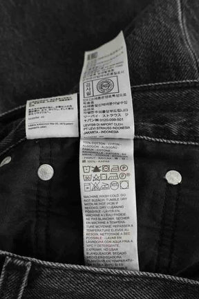 Jean Levi's 80's Mom Jean Gris en Coton
