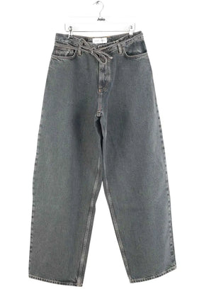 Jean Samsoe Samsoe Gris en Coton, taille L - Seconde Main