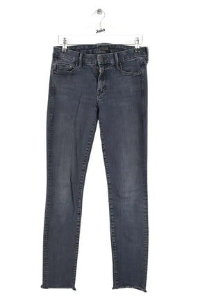 Jean skinny Mother Gris en Coton, taille S - Seconde Main