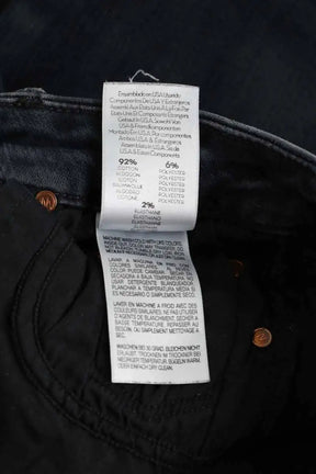 Jean skinny Mother Gris en Coton