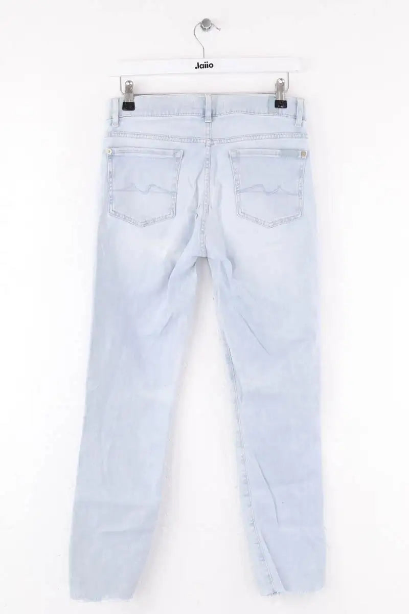 Jean slim 7 For All Mankind Bleu en Coton