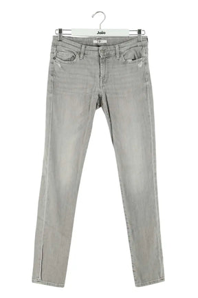 Jean slim 7 For All Mankind Gris en Coton, taille S - Seconde Main