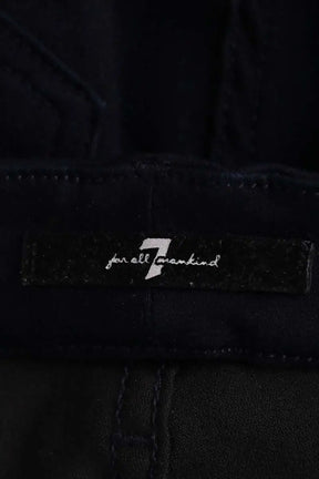Jean slim 7 For All Mankind Marine en Coton