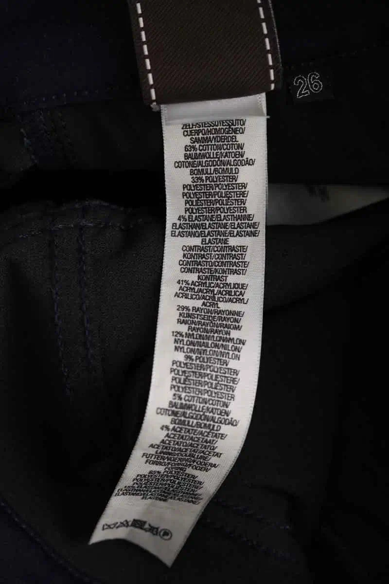 Jean slim 7 For All Mankind Marine en Coton