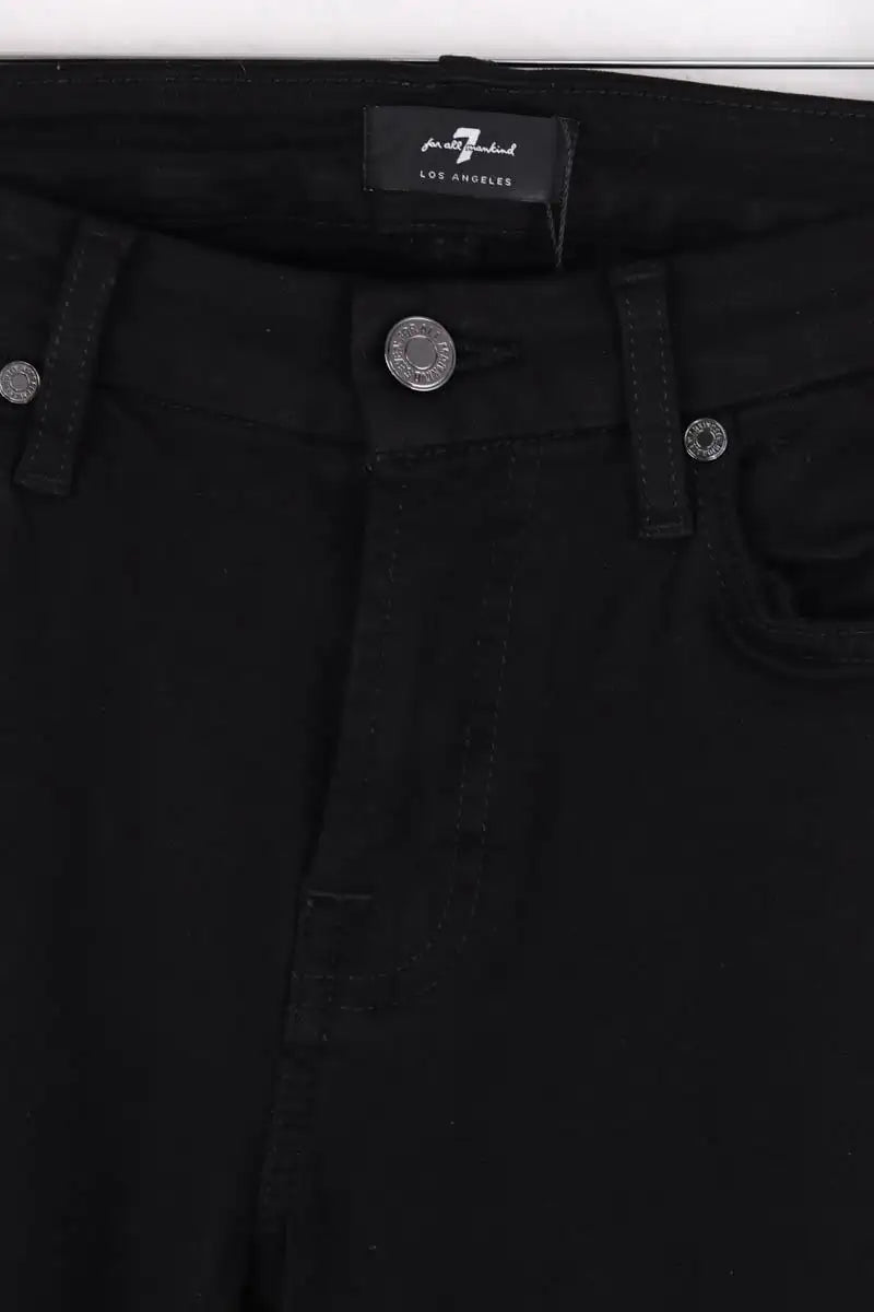 Jean slim 7 For All Mankind Noir en Coton