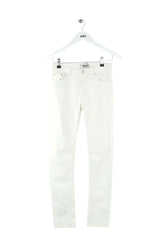 Jean slim Acne Studios Blanc en Coton, taille S - Seconde Main