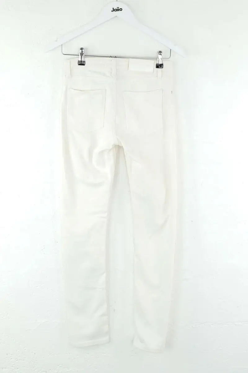 Jean slim Acne Studios Blanc en Coton