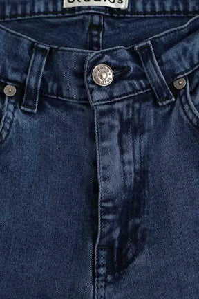Jean slim Acne Studios Bleu en Coton