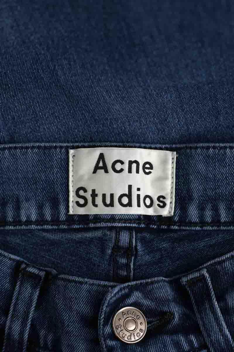 Jean slim Acne Studios Bleu en Coton