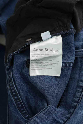 Jean slim Acne Studios Bleu en Coton