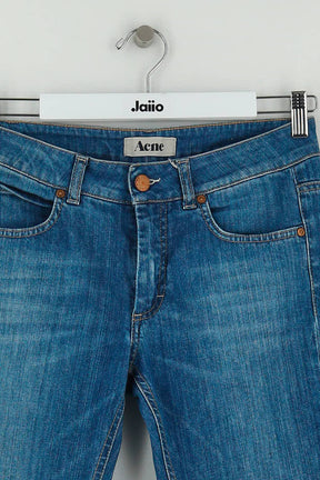 Jean slim Acne Studios Bleu en Coton