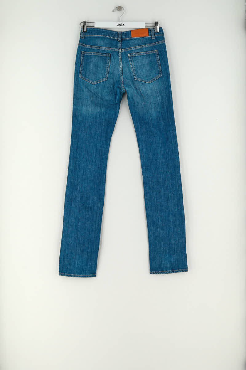 Jean slim Acne Studios Bleu en Coton