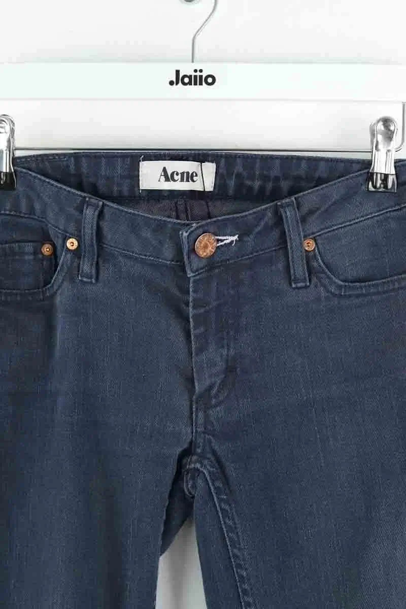Jean slim Acne Studios Bleu en Coton