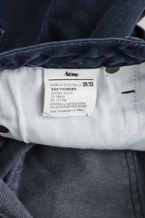 Jean slim Acne Studios Bleu en Coton