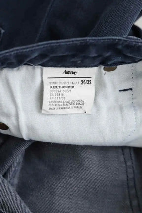 Jean slim Acne Studios Bleu en Coton