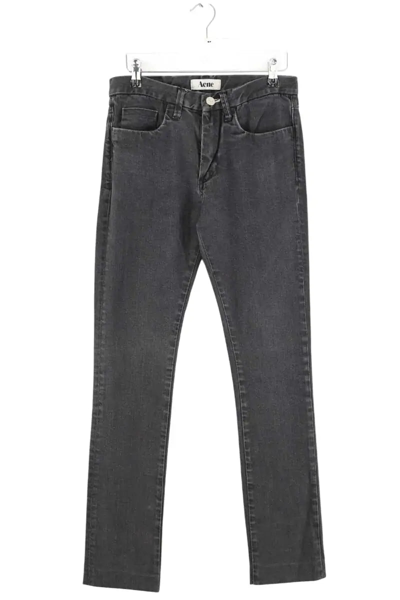 Jean slim Acne Studios Gris en Coton, taille L - Seconde Main