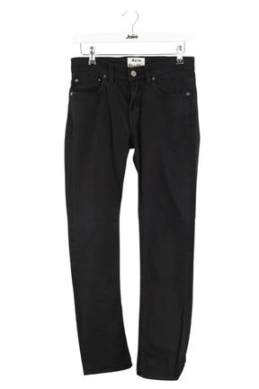 Jean slim Acne Studios Noir en Coton, taille L - Seconde Main