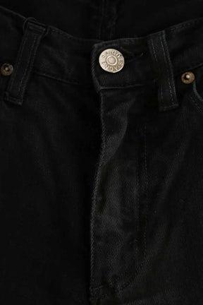 Jean slim Acne Studios Noir en Coton
