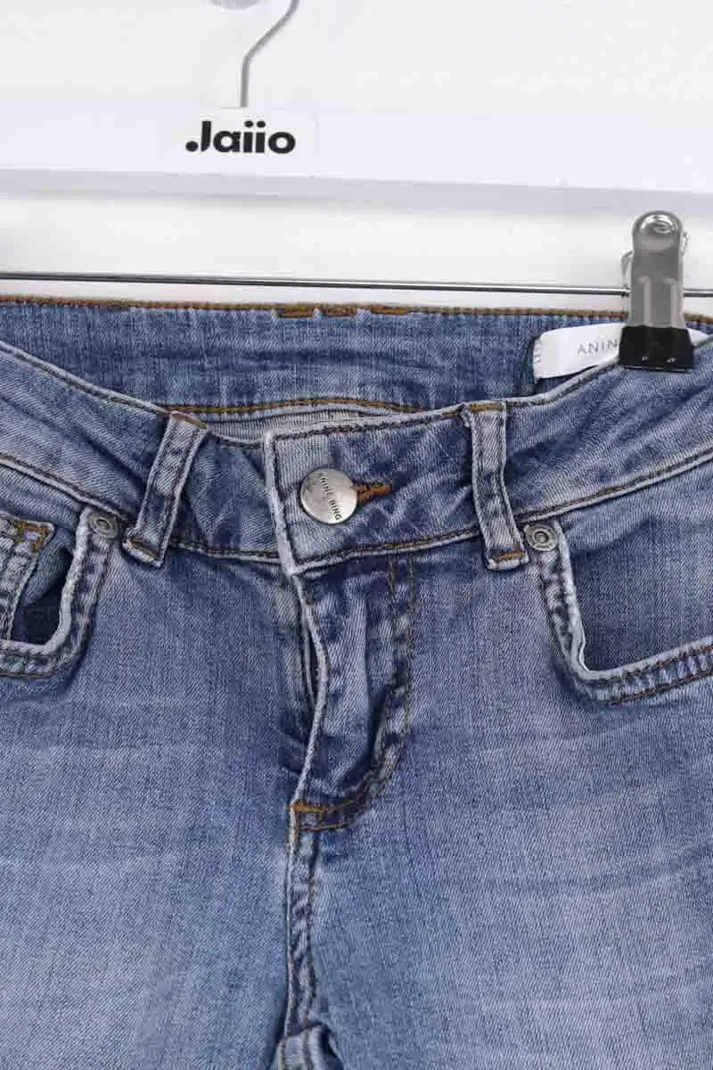 Jean slim Anine Bing Bleu en Coton