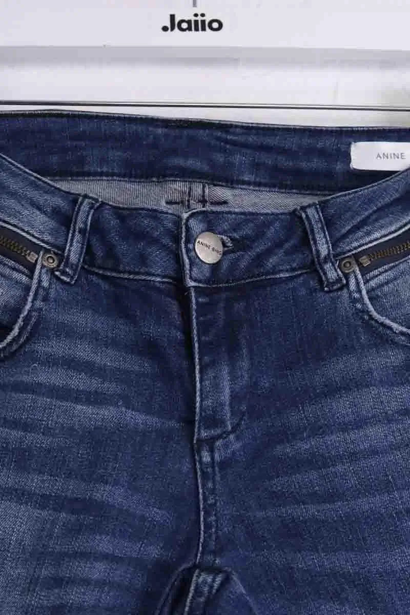 Jean slim Anine Bing Bleu en Coton