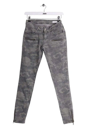 Jean slim Anine Bing Kaki en Coton, taille XS - Seconde Main