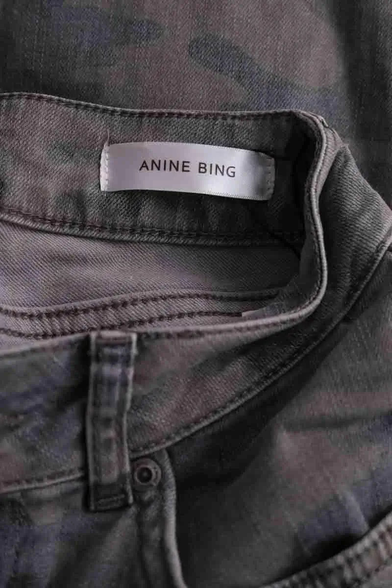 Jean slim Anine Bing Kaki en Coton