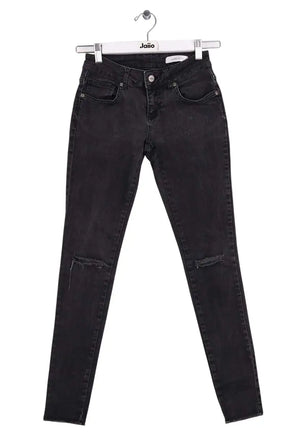 Jean slim Anine Bing Noir en Coton, taille S - Seconde Main