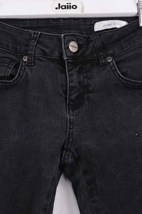 Jean slim Anine Bing Noir en Coton