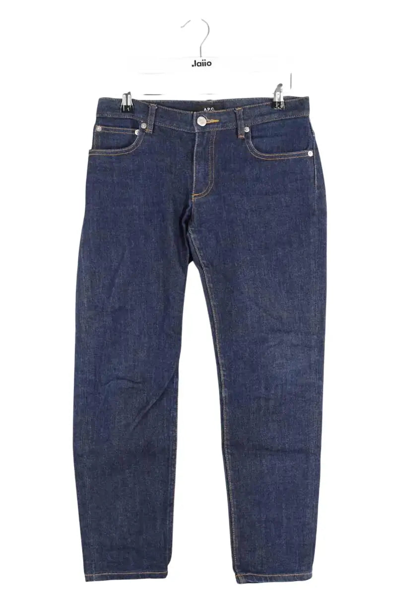 Jean slim APC Bleu en Coton, taille XS - Seconde Main