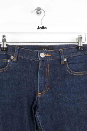 Jean slim APC Bleu en Coton