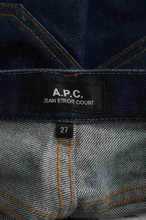 Jean slim APC Bleu en Coton