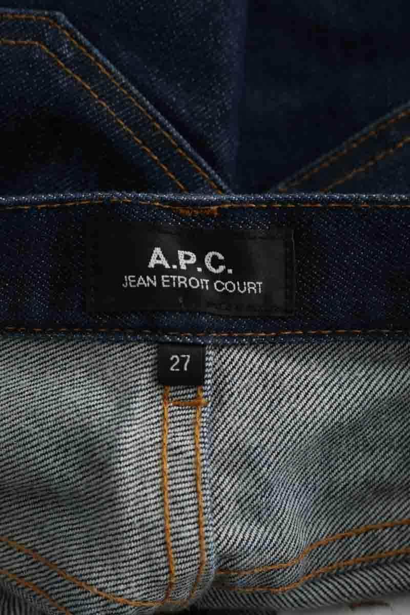 Jean slim APC Bleu en Coton