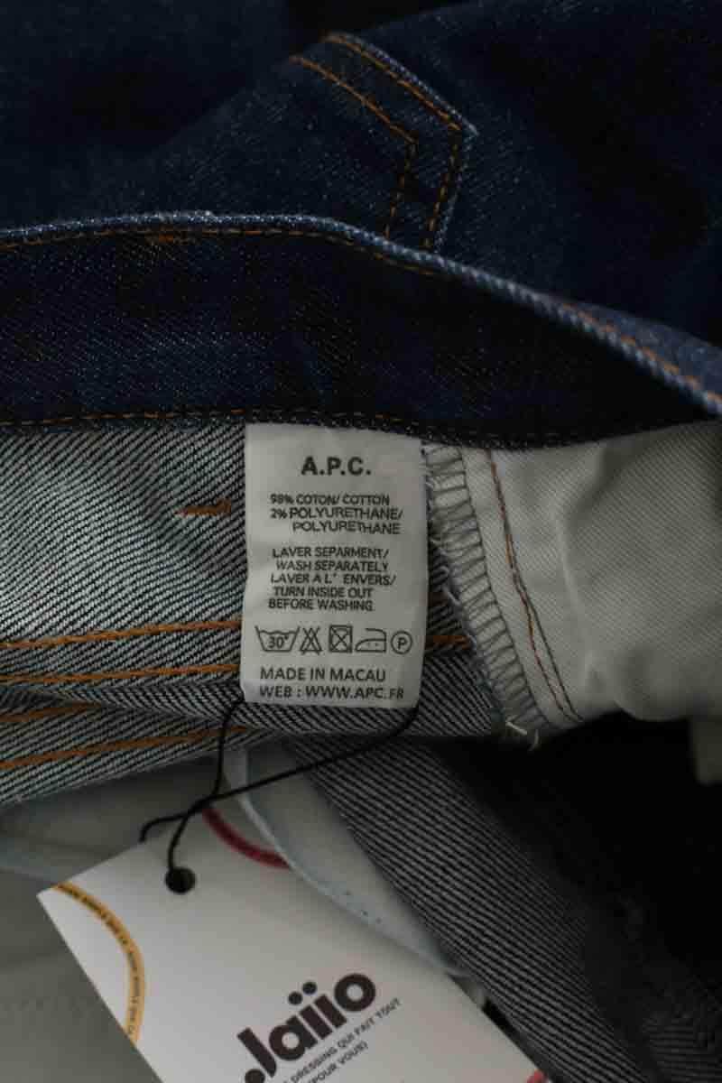 Jean slim APC Bleu en Coton