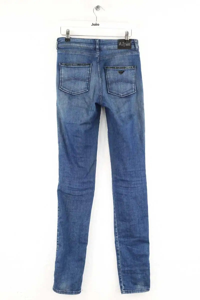 Jean slim Armani Bleu en Coton - élasthanne