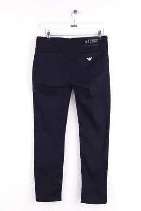 Jean slim Armani Jeans Bleu en Coton