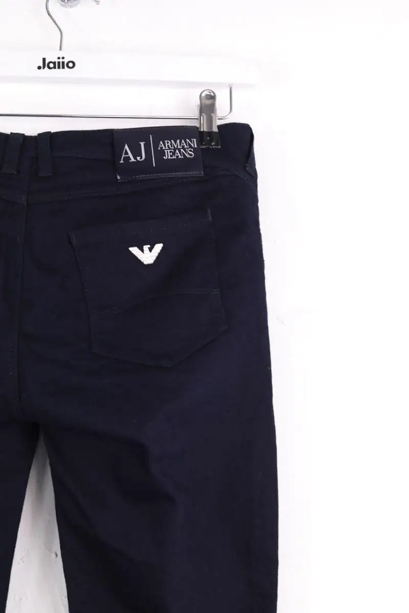 Jean slim Armani Jeans Bleu en Coton