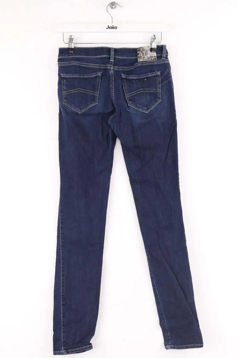 Jean slim Armani Jeans Bleu en Coton