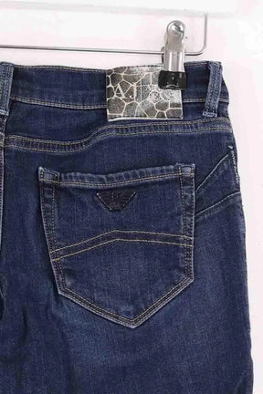 Jean slim Armani Jeans Bleu en Coton